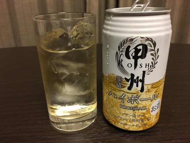 安いけど旨いの 甲州韮崎ハイボール350ml缶を飲んでみた ヲタ飲み 宅飲みを楽しむためのお酒総合サイト